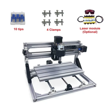 

Disassembled pack mini CNC 2418 PRO without laser head low noise High precision
