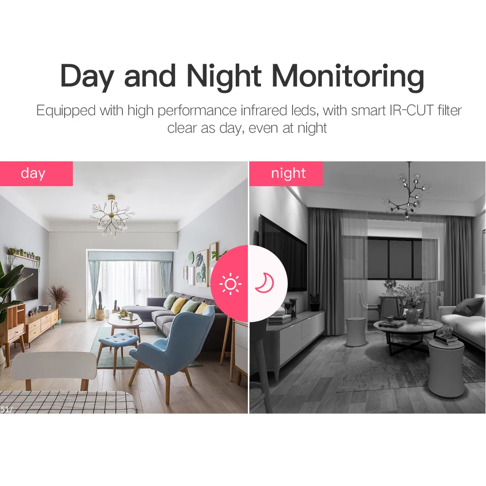 SDETER 1080P Wireless CCTV Security Camera WiFi Camera IP Surveillance Night Vision Baby Monitor Mo - 4.00012E+12