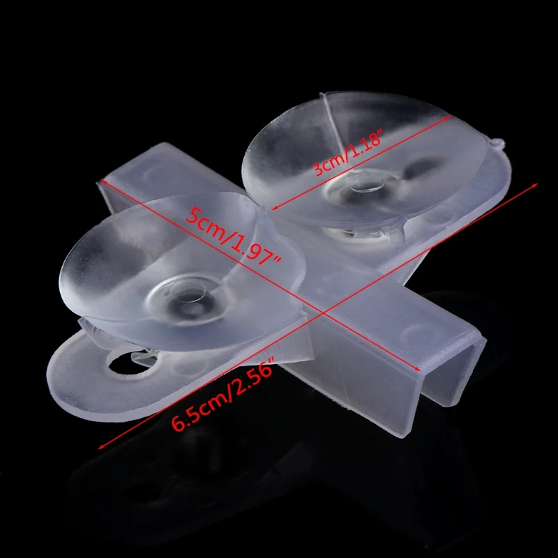 5pcs Aquarium Fish Tank Divider Suction Cup Divider Plastic Sheet Holder Set New Q1QC aquarium accessories aquarium divider board