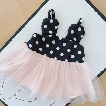 

Halilo Princess Baby Girl Dresses Summer 2020 Dot Print Cute First Birthday Infant Clothing Kids Tutu Dresses For Little Girls