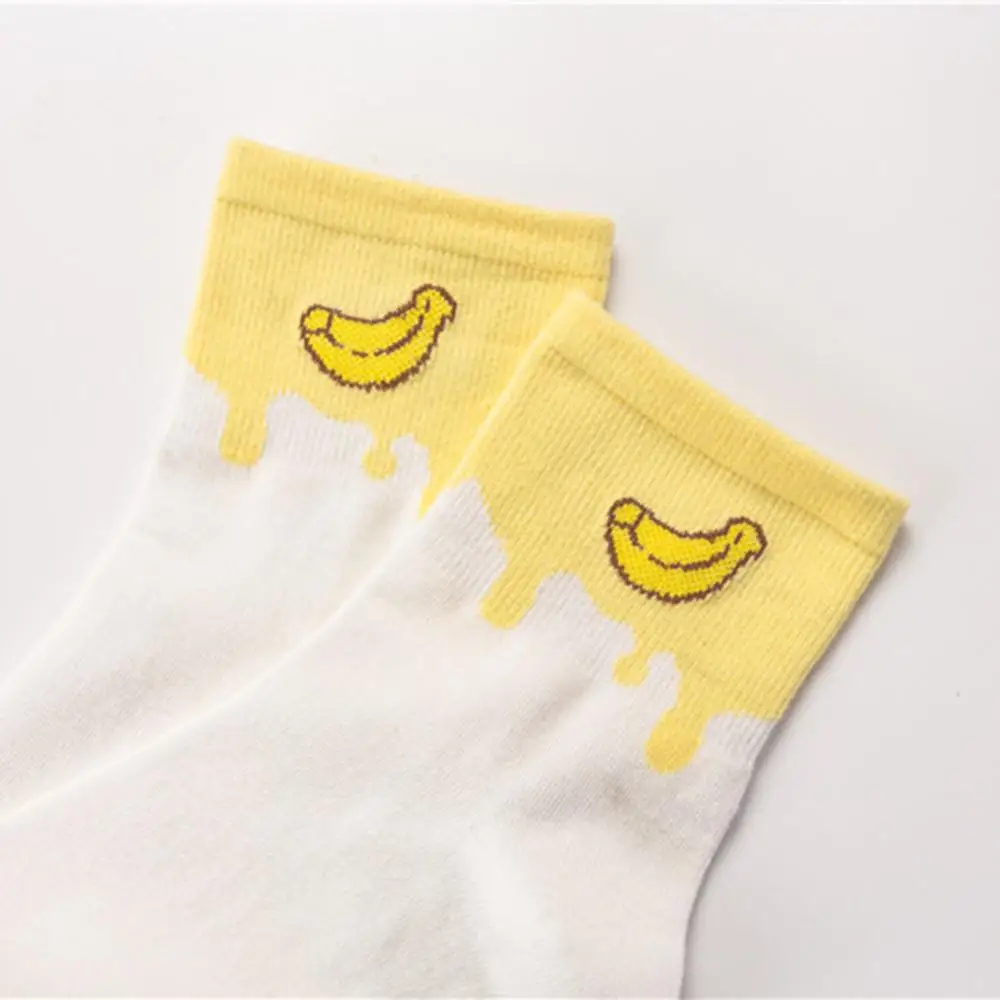 Yellow Chaussettes d'hiver Модные женские хлопковые Цвет блок носки для девочек Теплые Цвет Фул алмаз Повседневное платье, носки Y918 - Цвет: Yellow