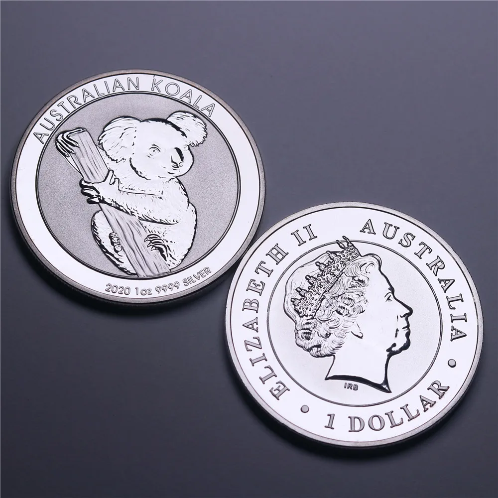 2020 Brand New - Elizabeth II 1 Dollar Silver Coin Australian Koala Silver Coin (24)