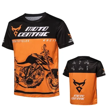 

Summer Motocycle T Shirt For KTM Moto Cycling Bike Shirts Short BMX DH MTB Clothes Men Sports TShirt Short Sleeve Orange M-XXL