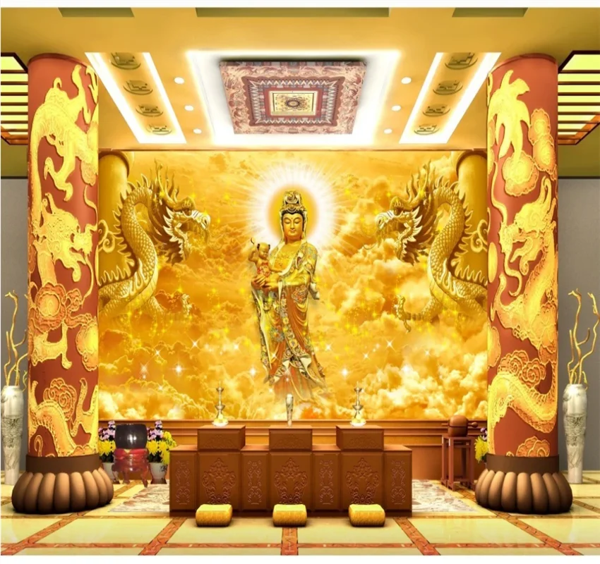 

xuesu Customized 8d wallpaper wall atmosphere living room high-end 3D background wall wall covering