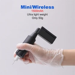 1500mAh Professional Mini Wireless Tattoo Power Supply Fast Charging for Rotary Tattoo Machine Pen Rechargeable Batterie RCA DC