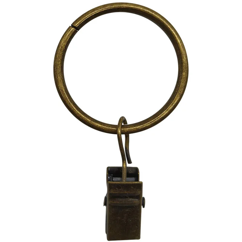 20 шт. римское кольцо для занавесок с зажимами Висячие крепежные металлические