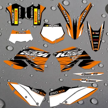 

Motorcycle Graphics Decals Stickers For KTM 125 200 250 300 350 450 530 EXC 2008 2009 2010 2011