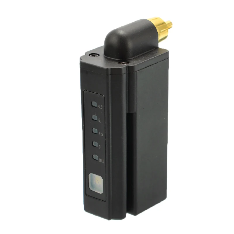 

Wireless RCA/DC Tattoo Power Supply 1500mAh Cord Professional Battery 4.5-10.5V for Tattoo Rotary Pen Tattoo Accessories