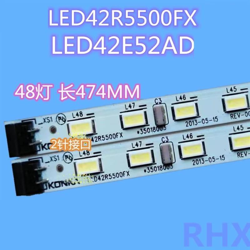 Для konka LED 42R5500FXMZ Светодиодная лампа 35018003 35018002 42R5500FX 48 Светодиодный 472 мм 100% новая