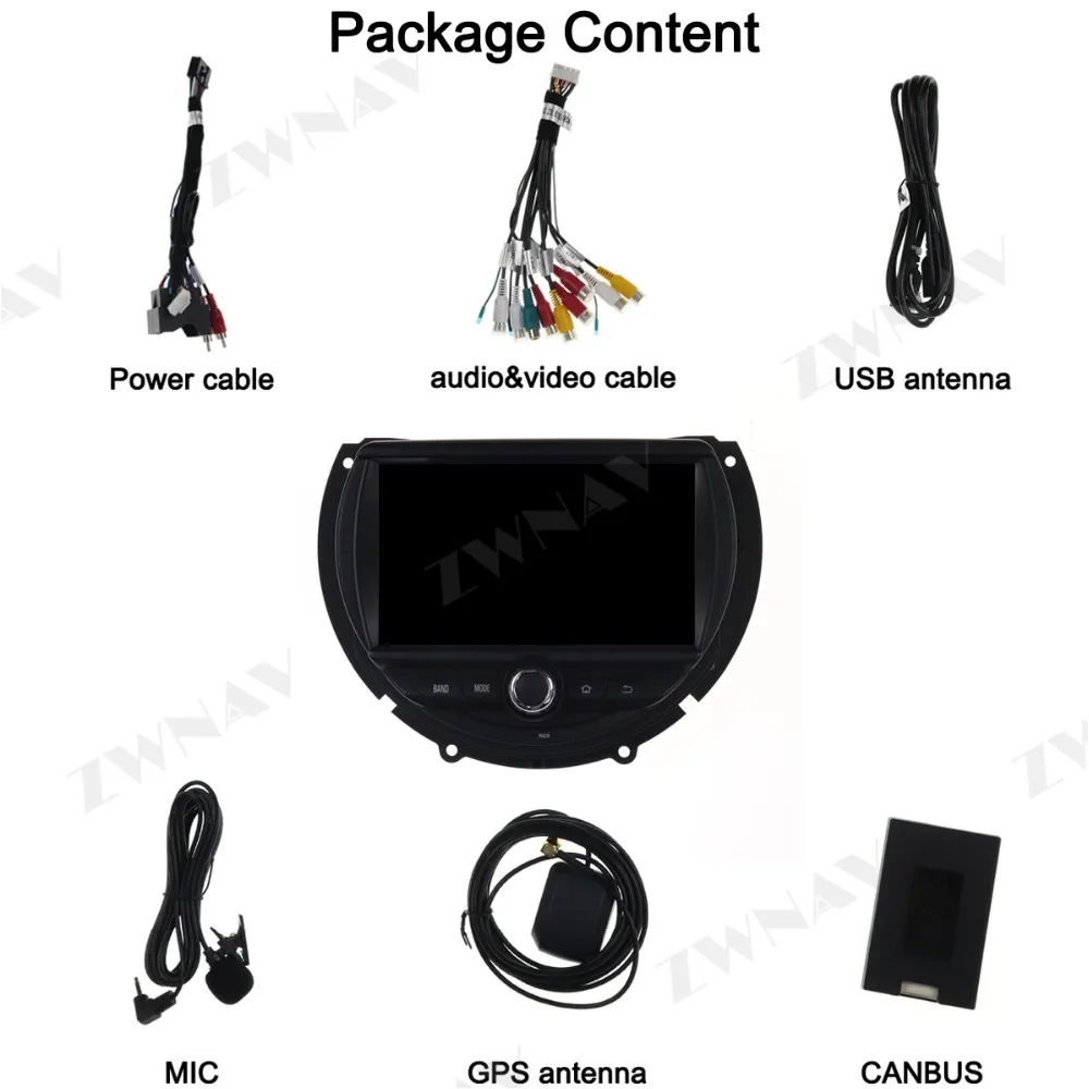 Excellent Android 9 4GB RAM Car GPS Navigation DVD player Headunit For MINI Cooper 2014+  multimedia player autostereo radio tape recorder 5