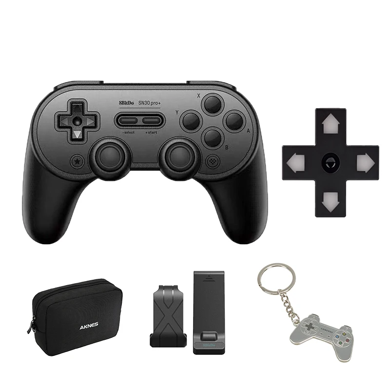 8bitdo SN30 PRO+ беспроводной джойстик Bluetooth пульт дистанционного управления геймпад для Windows/Android/macOS/nintendo Switch - Цвет: With cross hub