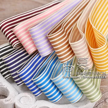 

100yards 16 25 38mm white colorful stripes ribbon for garment shoe hat accessories wedding party decoration supplies diy craft