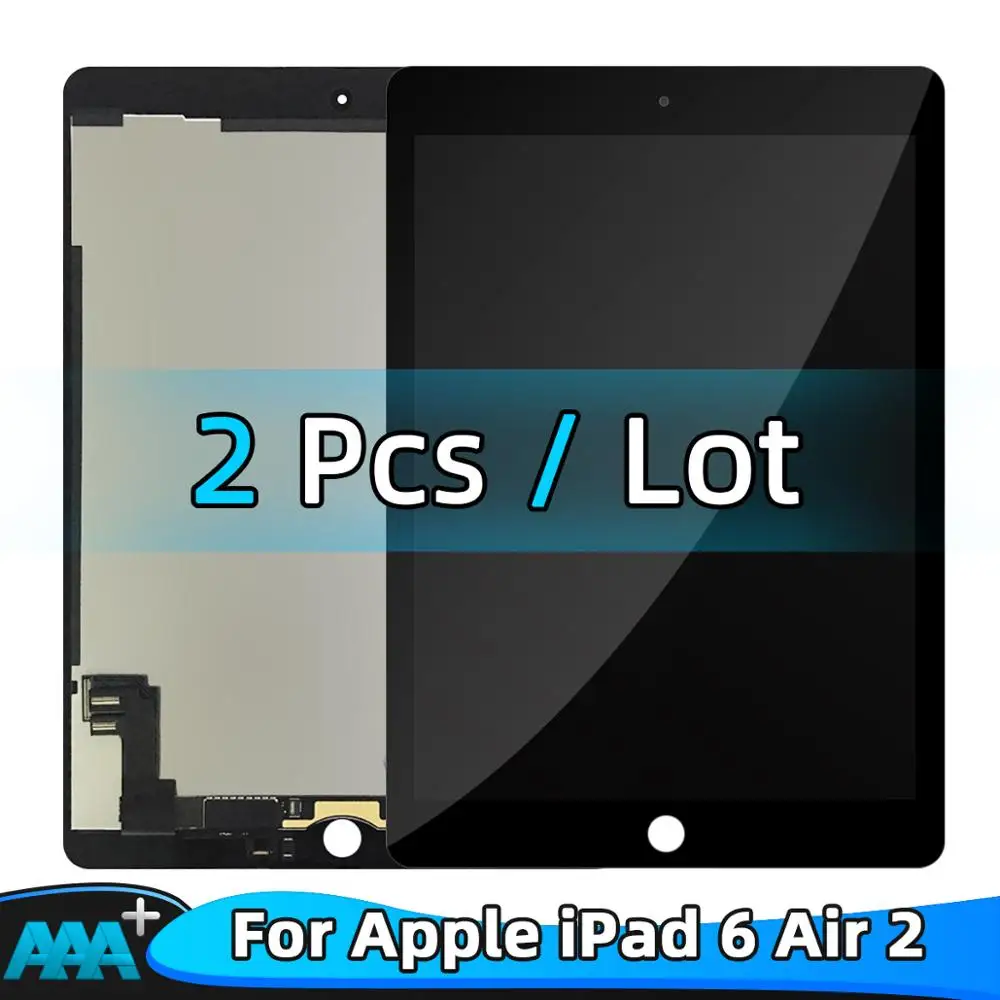 

AAA+ LCD For Apple iPad 6 Air 2 A1567 A1566 9.7'' 100% AAA+ Grade LCD Display Touch Screen Digitizer Assembly Replacement parts