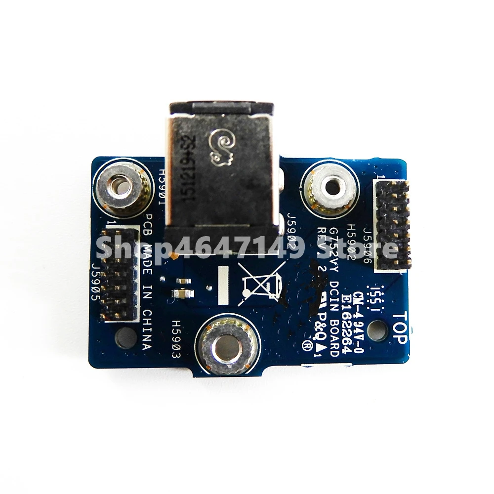G752VY Rev 2 3 плата зарядный порт для Asus G752V G752VM G752VT G752VS G752VL DC разъем