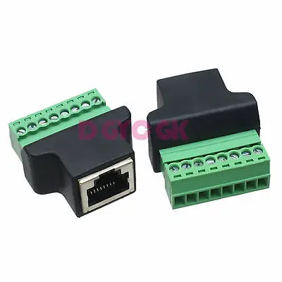 DHL/EMS 20 комплектов* 1pce Ethernet RJ45 Женский av-винт разъем разъема адаптера CAT радио Ham-h2
