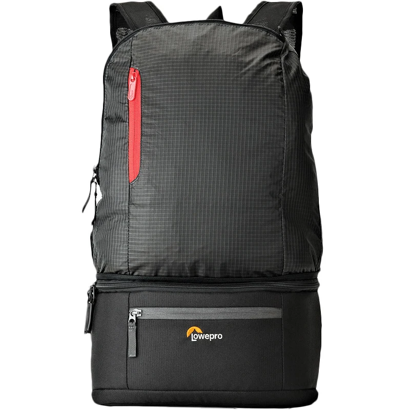 Черный Gopro натуральная Lowepro Duo для зеркальной однообъективной камеры Камера Фото сумка для отдыха рюкзак, сумка через плечо поясная сумка - Цвет: Черный
