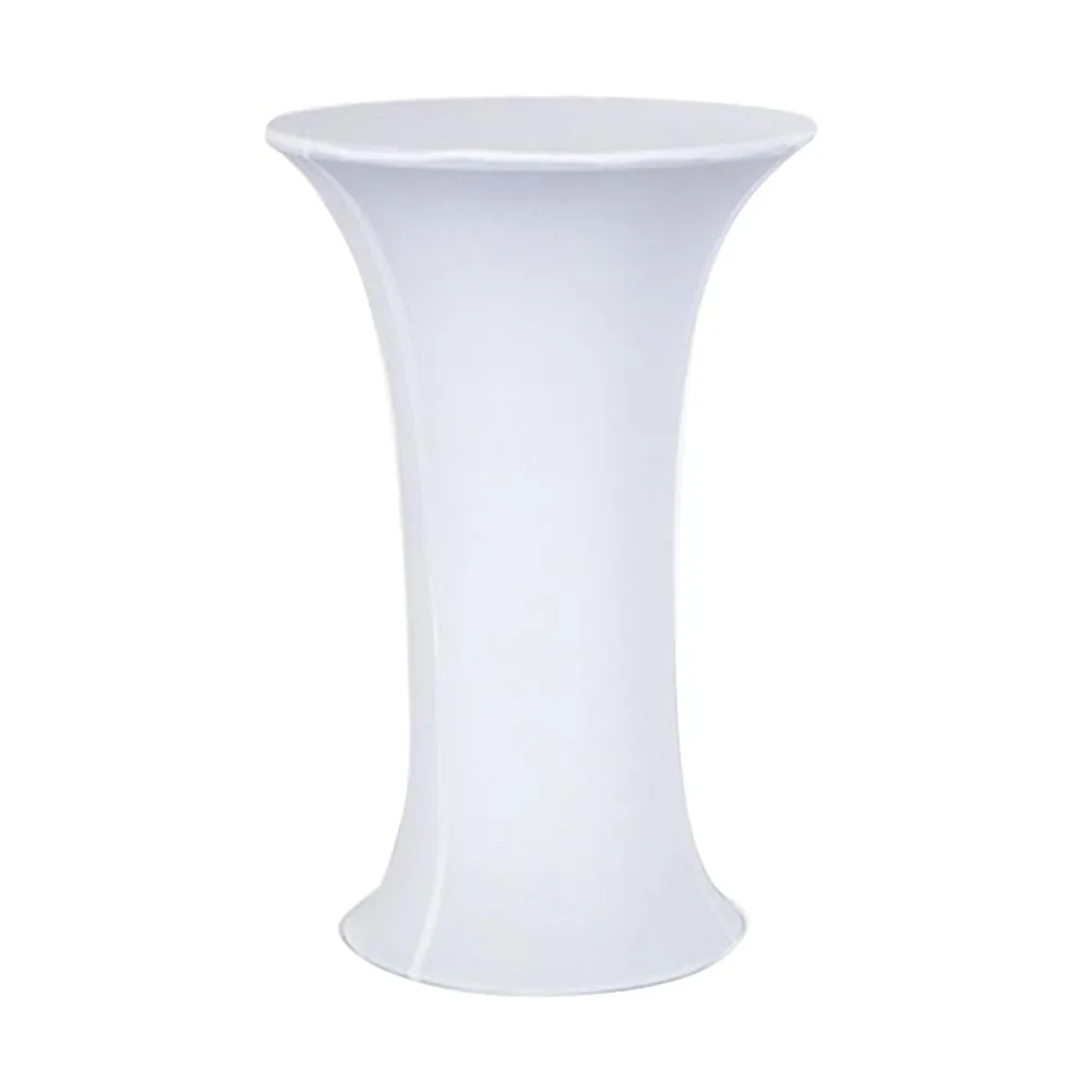 Белый Для гостиниц и столовых практичные вечерние коктейльные моющиеся эластичные Твердые Ресторан скатерти декоративные домашние кафе растягивающиеся - Цвет: Белый