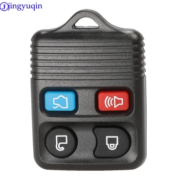 

jingyuqin 4 Buttons Auto Car Keyless Entry Replacement Remote Key Fob Shell Case for Ford