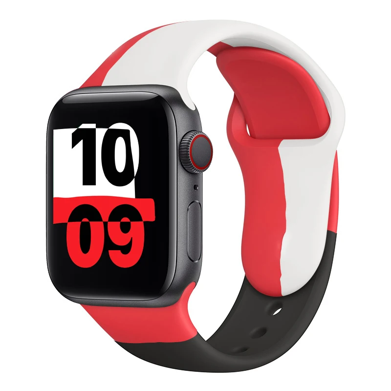 Correa de Silicona Para for Apple Watch 