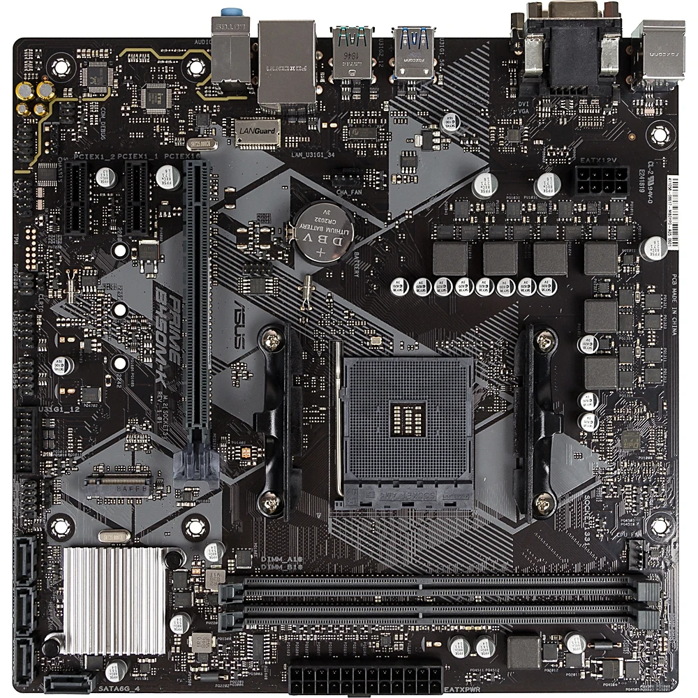 Материнская плата ASUS PRIME B450M-K