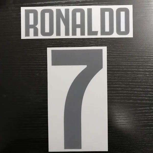 19 чехлы с изображением Роналдо и Буффон DYBALA Манджукич пьянич Маркизио Игуаин барцальи бернардески Home Away горячего тиснения патч значки - Цвет: RONALDO