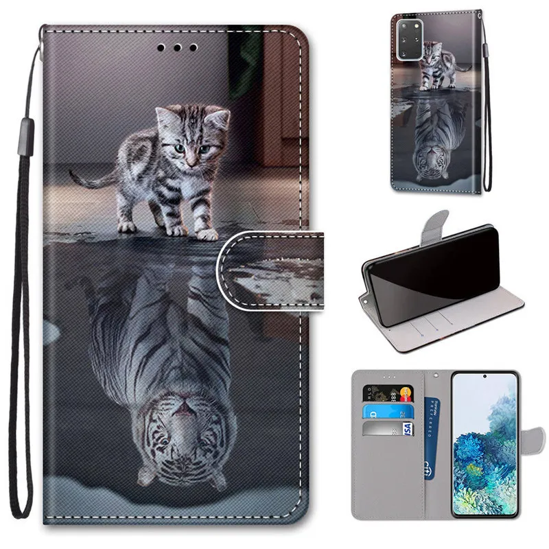 phone case for huawei Dành Cho Huawei P40 Lite Ốp Lưng Da Flip Wallet Dành Cho Hawaii Huawei P40 Pro Lite E P 40 Đứng Sách coque Hauwei P40lite Trường Hợp huawei silicone case