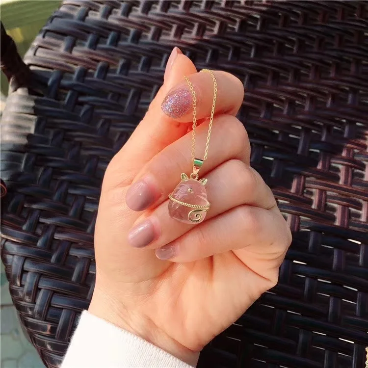 Серебряное ожерелье с драконом кошкой из чистого серебра прекрасный подарок из стерлингового серебра 925 пробы