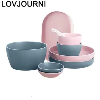 

Plate Ice Cream Vajilla Cuenco Cocina Dondurma Kasesi Ramen Noodles Korean Kitchen Snack Crockery Soup Dinnerware Ceramic Bowl