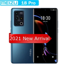 2021 Original Meizu 18 Pro 5G Smart Phone Snapdragon 888 Octa Core 6.7" Quad HD Screen 40W Fast Charger 8GB 128GB Cell Phone
