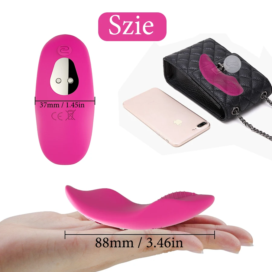 FLXUR Portable Clitoral Stimulator 10 modes Wireless Remote Control Vibrator Invisible Panties Vibrating Egg Sex Toys For Women