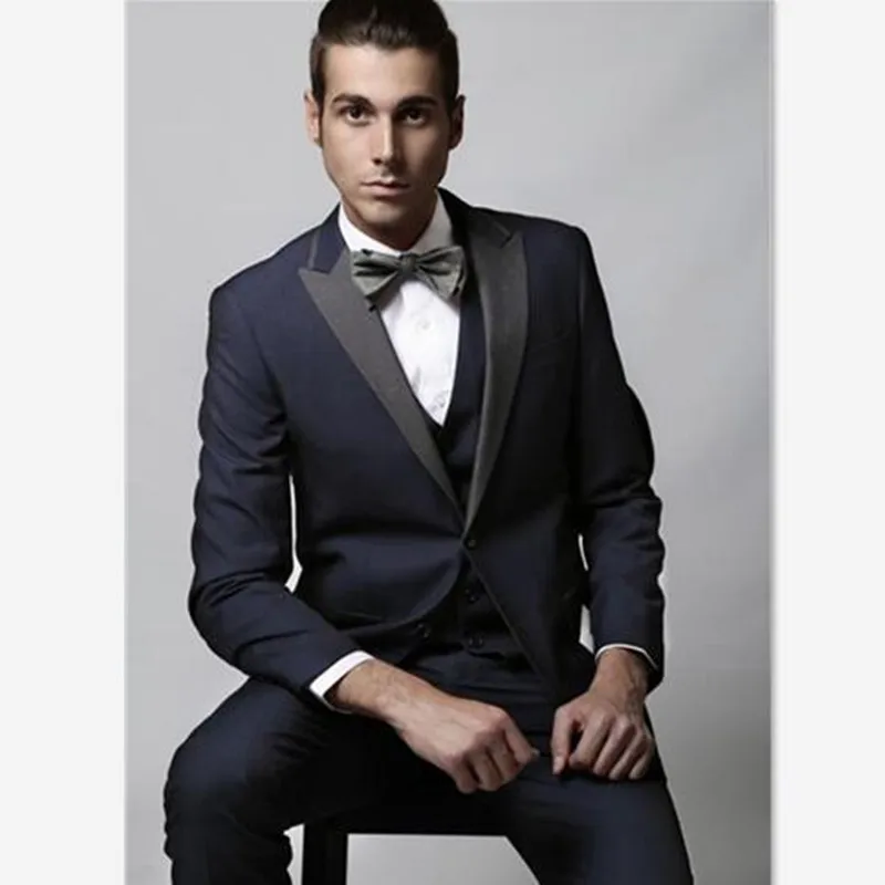 26 Style and color Мужской Блейзер, Мужские костюмы(пиджак+ брюки+ жилет), для званого ужина, выпускного, блестящие черные костюмы, смокинги для жениха, Свадебный блейзер - Цвет: 26 Style and color