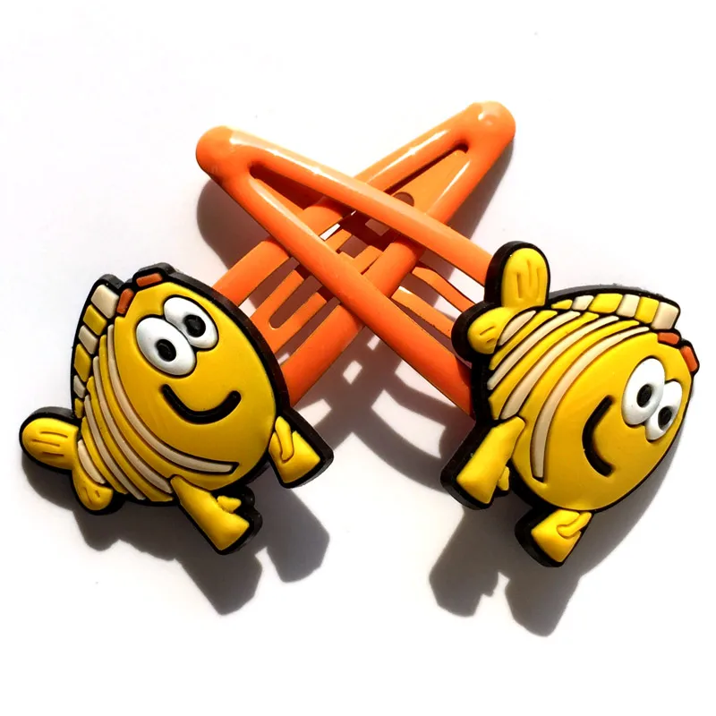 2 шт./пара милые Bubble Guppies заколки для девочек заколки для волос головные уборы для девушек Детские аксессуары для волос детские заколки - Цвет: 2003-05