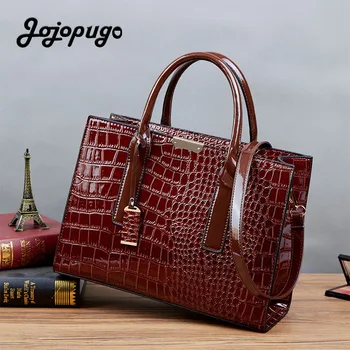 

Bags for Women 2020 Crocodile Pattern High Quality Fashion Ladies Shoulder Bags Leather Handbag