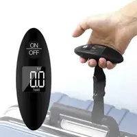 100g/40kg Mini Electronic Luggage Scale Digital Scale LCD Display Portable Weight Handheld Steelyard Hook Scale LED Display