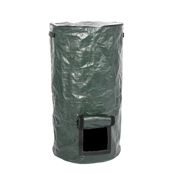 

Compostable Trash Bags Garden Waste Bag PE Gardening Bag Reusable Food Scraps Bag for Lawn Pool Leaf Yard Waste Bag
