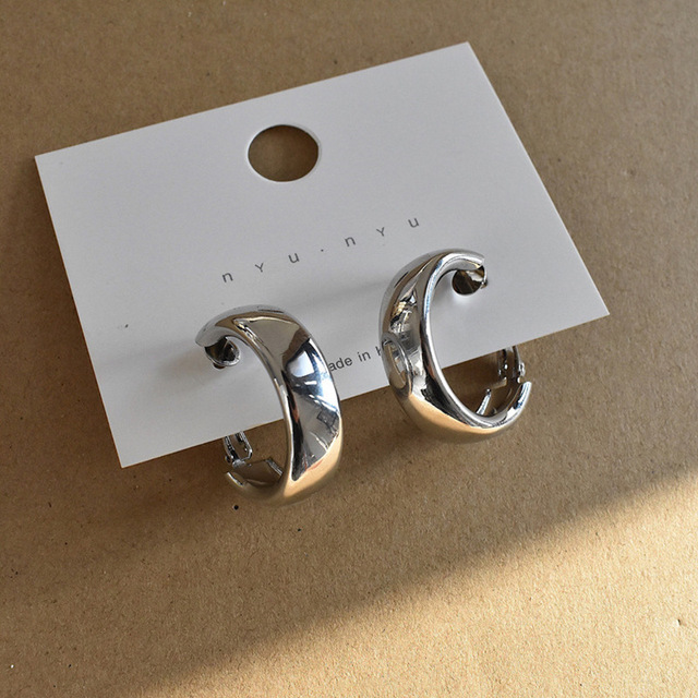 Hollow Chain Hoop Earrings For Women Gothic Geometric Gold Earrings Punk Statement Circle Earring Brincos Jewelry Girl