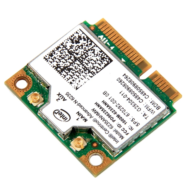 Dual Band 300 Мбит/с Беспроводной Bluetooth 4,0 для Intel Centrino Advanced-N 6235 6235ANHMW Половина Mini PCI-E Wi-Fi кард-802.11Agn