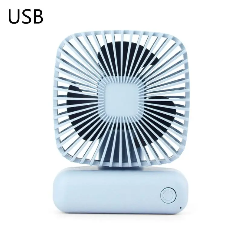 

Portable Mini Desktop Fan Simple Handheld Air Cooling Tool USB 3 Speeds for Home