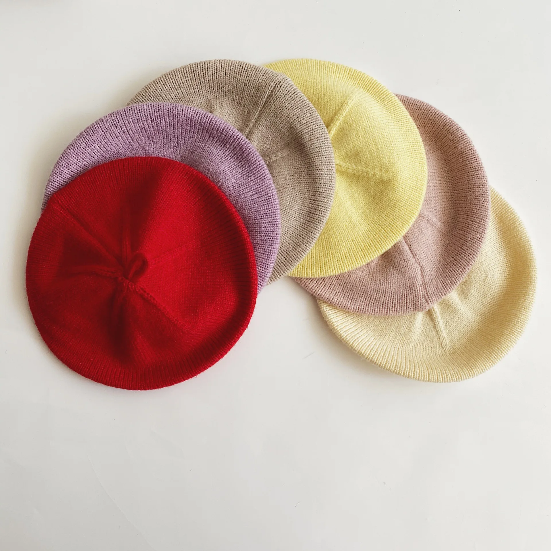 Fashion Knit Beret Multicolor Children Baby Hats Autumn Winter Styling Accessories Hipster Painter Hat For Girls Kids Bonnet Hats Caps Aliexpress