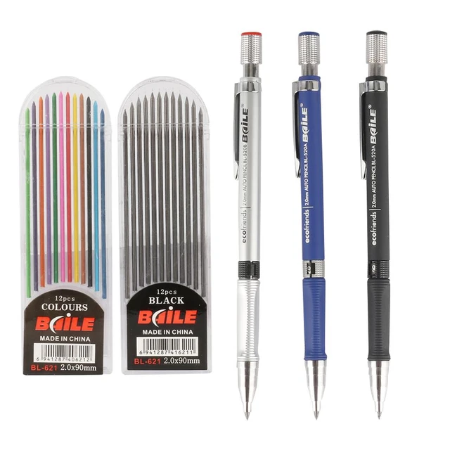 Mechanical Pencils School Pencil 2b  Mechanic Pencil Automatic Lead - 2.0  Mm - Aliexpress