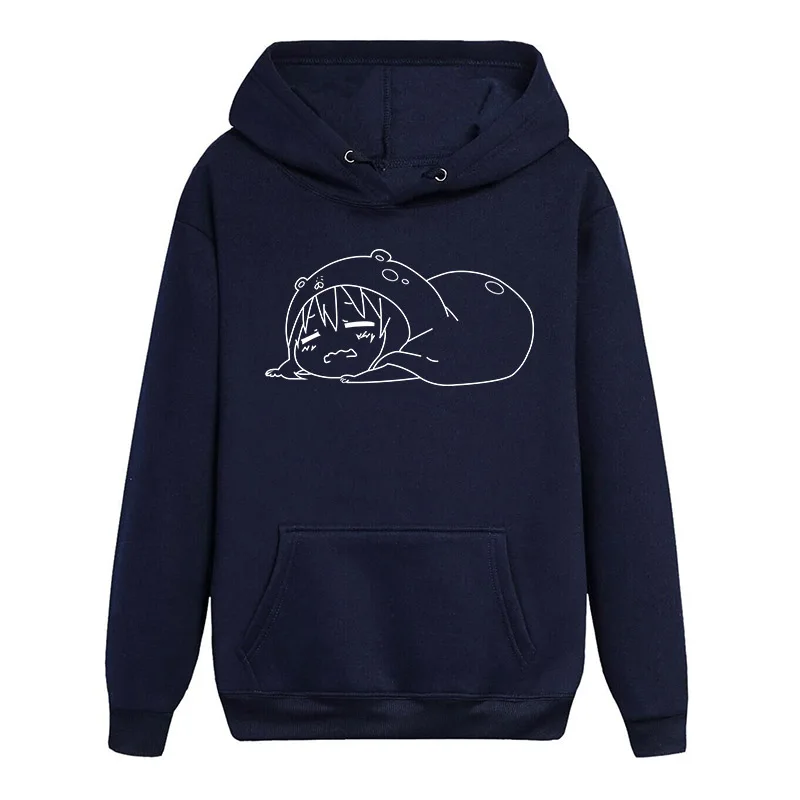 Модные тонкие худи из полиэстера Himouto унисекс! Umaru-chan осень весна Кепка унисекс воротник с капюшоном пальто - Цвет: 12