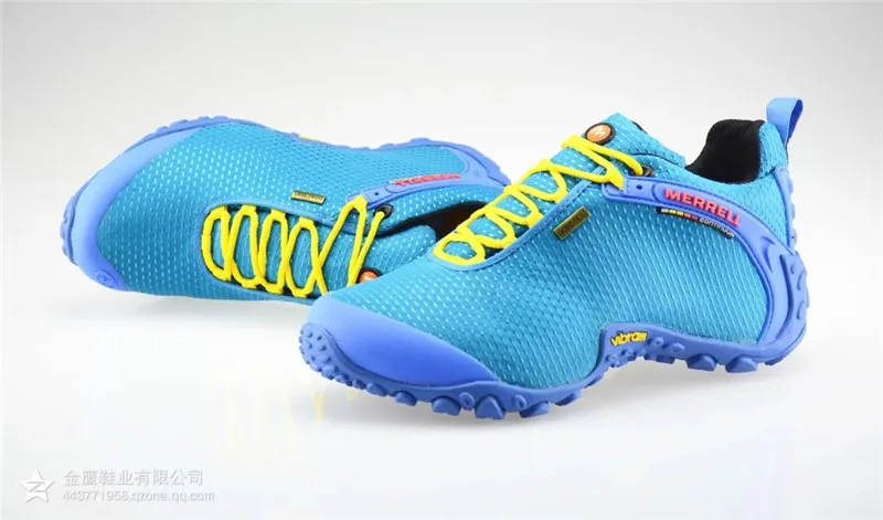 Новое поступление Merrell Женская уличная походная обувь Небесно-голубой цвет дышащая ткань верх Обувь