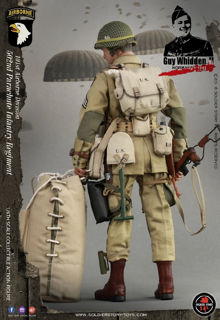 SS110 1/6 масштаб мужской Solider Второй мировой войны 101ST дивизии воздуха GUY WHIDDEN II полный набор фигурка модель для поклонников подарки