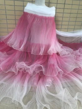 

nice looking feather embroidery tulle mesh lace fabric Sophia-59.6813 with good quality for party dress