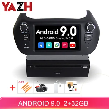 

YAZH Android Car Dvd Player For Peugeot Bipper/Citroen Nemo/Fiat Florino 2008 2009 2010 2011 2012 2013 GPS Navigation auto Radio