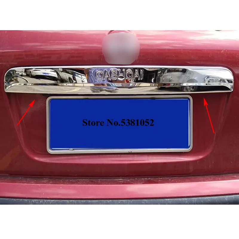 Stainless Steel Car Tailgate Boot Trunk Rear Door Handle Cover Trim Strip For Nissan Qashqai J11 2016 2017 2018 2019 2020 | Автомобили и