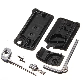 

1pcs 2 Button Remote Key Flip Case Shell For Mitsubishi Lancer Outlander 2000 2001 2002 2003 2004 2005 2006 2007 2008 2009 2010