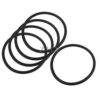 

5 Pcs 90mm x 5mm Rubber Sealing Washers Oil Filter O Rings Black