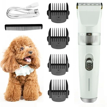 

Pet Dog Cat Grooming Hair Trimmer Groomer Shaver Razor Quiet Electric Clipper Speed Electric Rechargeable Pet Supplies Haircut
