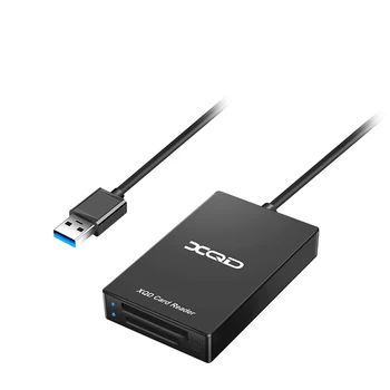

Rocketek USB3.0 Card reader for XQD SD Working simultaneously Memory card reading for Sony M/G Series for Win 10/Mac OS computer